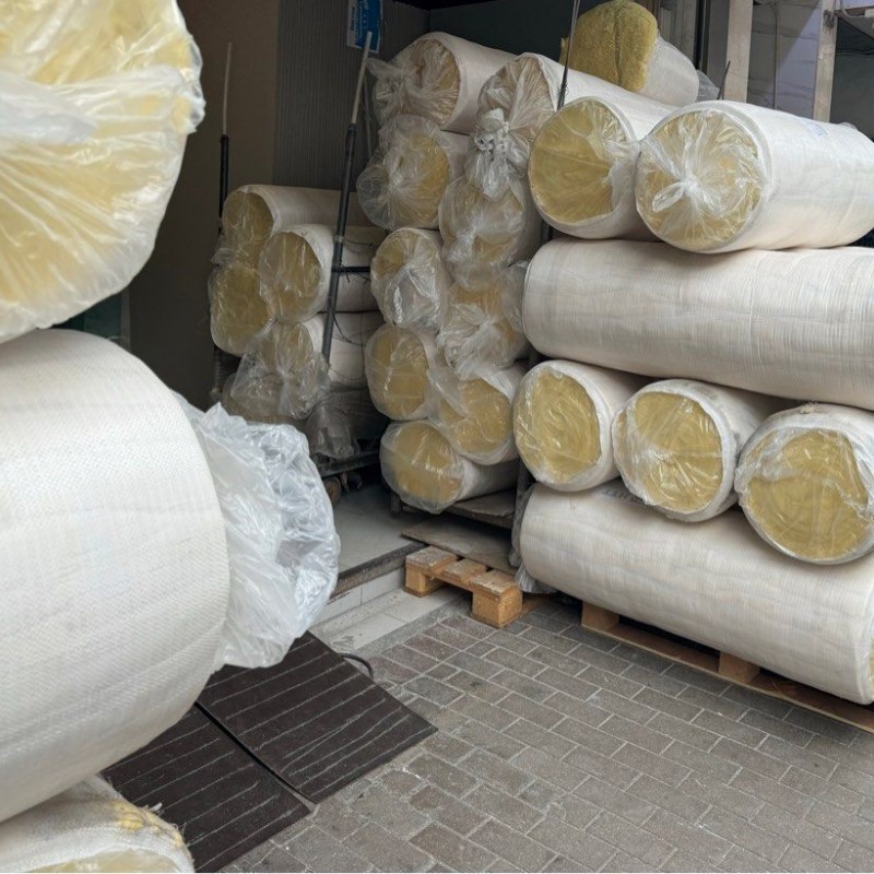 5CM 厚 玻璃纖維吸音棉 4尺X50尺 (200尺) 一卷裝 FIBER GLASS INSOLATION