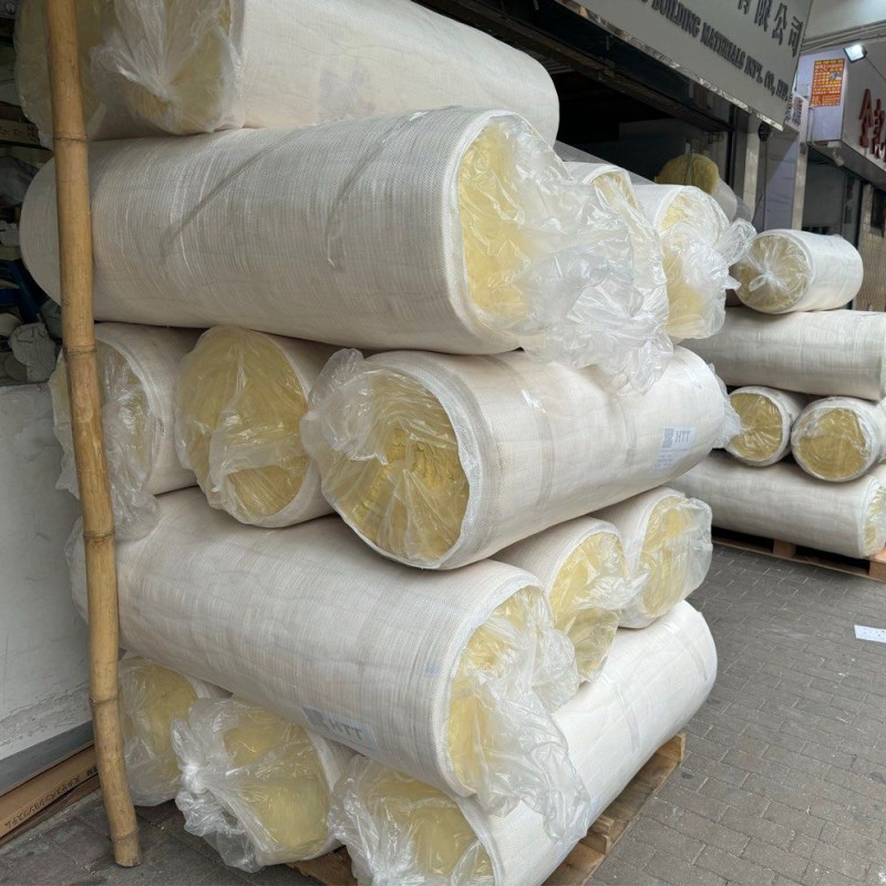 5CM 厚 玻璃纖維吸音棉 4尺X50尺 (200尺) 一卷裝 FIBER GLASS INSOLATION