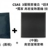 CSAS 3層複合 熱壓縮 超高密度 吸音隔音板 (1.5CM厚) 30X60CM 
