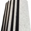 散件 6CM厚 倒角高密度款 20CMX60CM 帶背膠隔音棉 複合 聚酯纖維吸音板