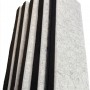 散件 6CM厚 倒角高密度款 20CMX60CM 帶背膠隔音棉 複合 聚酯纖維吸音板