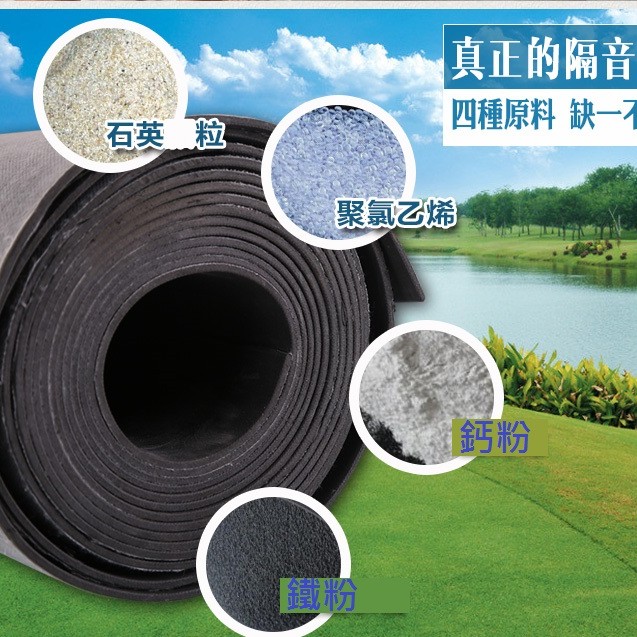 1米X10米 鐵粉牆身隔音墊 隔音毯 隔音氈 (1.2mm厚)