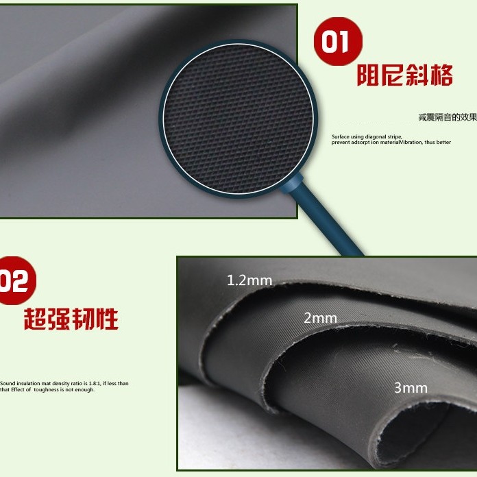 1米X10米 鐵粉牆身隔音墊 隔音毯 隔音氈 (1.2mm厚)