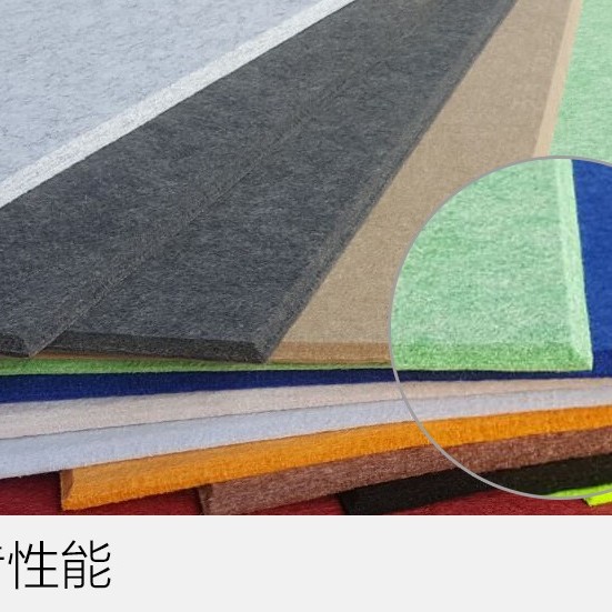 6CM厚 倒角高密度款 60CMX60CM 帶背膠隔音棉 複合 聚酯纖維吸音板
