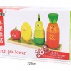 木製 水果堆塔 水果疊疊樂