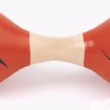 16CM 兒童木質 雙頭小沙錘 maraca