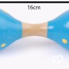16CM 兒童木質 雙頭小沙錘 maraca
