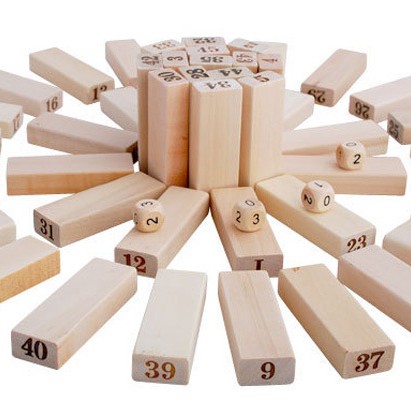 木製 層層疊 Jenga 48粒 