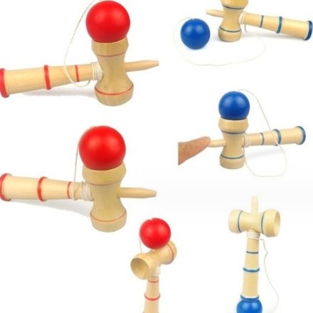 木製技巧球 劍球 劍玉 Kendama (小號) 
