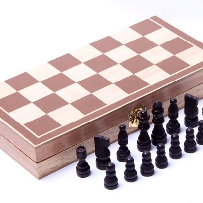 中國 國際象棋 折疊式 木盒裝