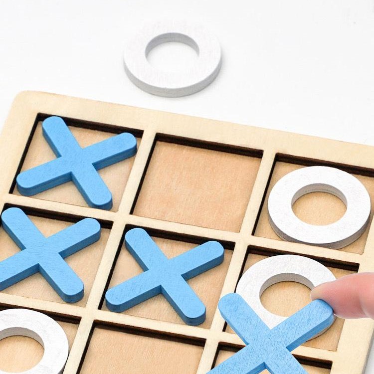 兒童木製 XO三連 井字棋 木製井字過三關