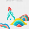 兒童 木製 四大元素 拼圖積木