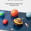 兒童 木製 太陽系八大行星 拼圖配對板