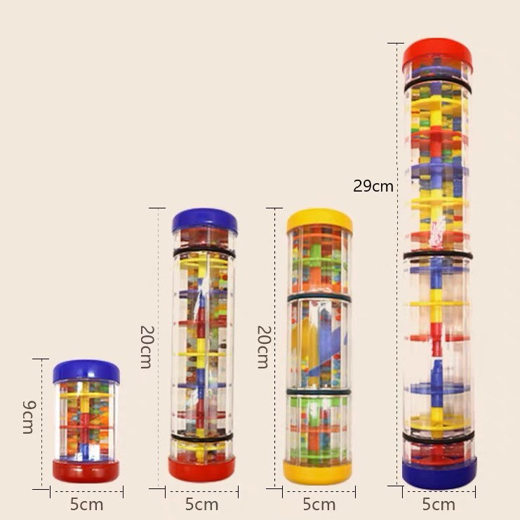 9CM 細塑膠 雨聲沙筒 maraca(單個裝)