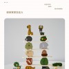 兒童 木製 動物平衡積木 動物疊疊高