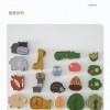 兒童 木製 動物平衡積木 動物疊疊高