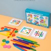 兒童 思維拼圖 拼板遊戲 認知拼圖配對
