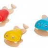 卡通木製 魚響板 舞板 响板 (單個裝)