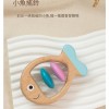 兒童木製 彩色手搖鈴 櫸木手搖鈴 (套裝)