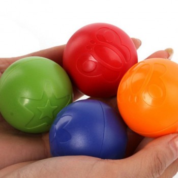 兒童塑膠 手抓球 手抓搖鈴球 沙蛋 maraca (單個裝)