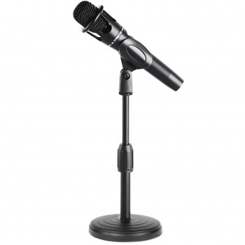 座檯桌式 伸縮升降 咪架 MIC STAND 話筒架 U型咪夾款 塑膠底座款