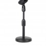 座檯桌式 伸縮升降 咪架 MIC STAND 話筒架 U型咪夾款 塑膠底座款