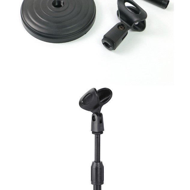 座檯桌式 伸縮升降 咪架 MIC STAND 話筒架 U型咪夾款 塑膠底座款