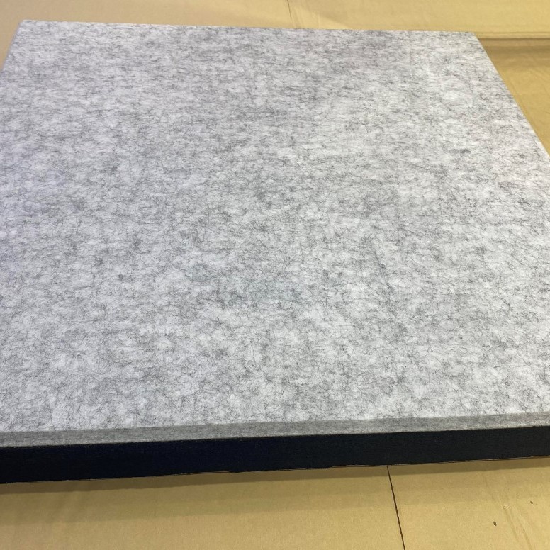 6CM厚 倒角高密度款 60CMX60CM 帶背膠隔音棉 複合 聚酯纖維吸音板