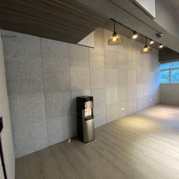 6CM厚 倒角高密度款 60CMX60CM 帶背膠隔音棉 複合 聚酯纖維吸音板