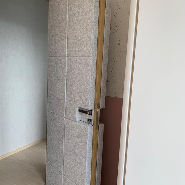 6CM厚 倒角高密度款 60CMX60CM 帶背膠隔音棉 複合 聚酯纖維吸音板