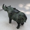 青銅 犀牛壺 