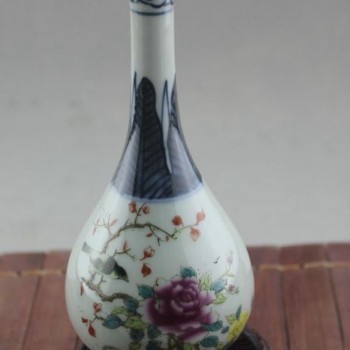 手繪青花瓷花瓶 