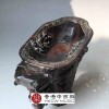 精雕瑞獸牛角杯