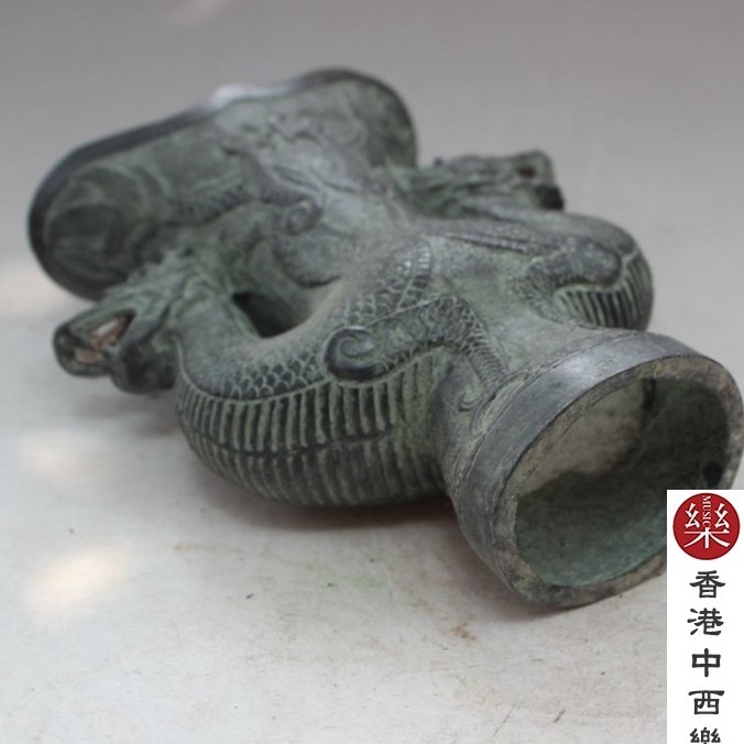 青銅 高檔雙龍銅酒杯