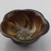 砂金釉陶瓷花形茶杯