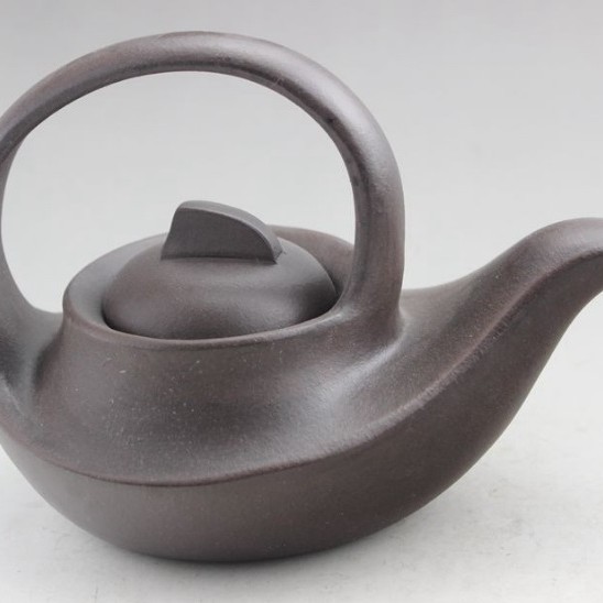 宜興全手工 紫砂提梁茶壺