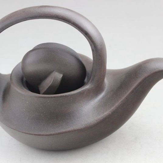 宜興全手工 紫砂提梁茶壺