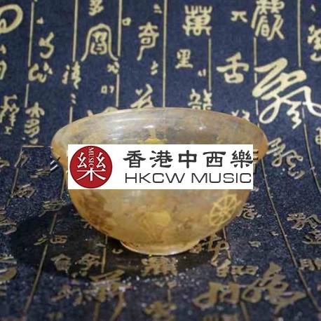 水晶透明八圖碗