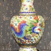 景泰藍花絲銀藍 12寸花瓶