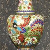 景泰藍花絲銀藍 12寸花瓶