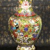 景泰藍花絲銀藍15寸花瓶