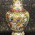 景泰藍花絲銀藍15寸花瓶