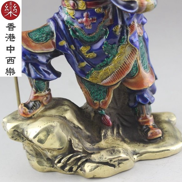 景泰藍關公像