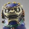 景泰藍獅子像一對