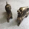 銅招財貔貅一對