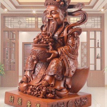 樹脂 財神擺件 