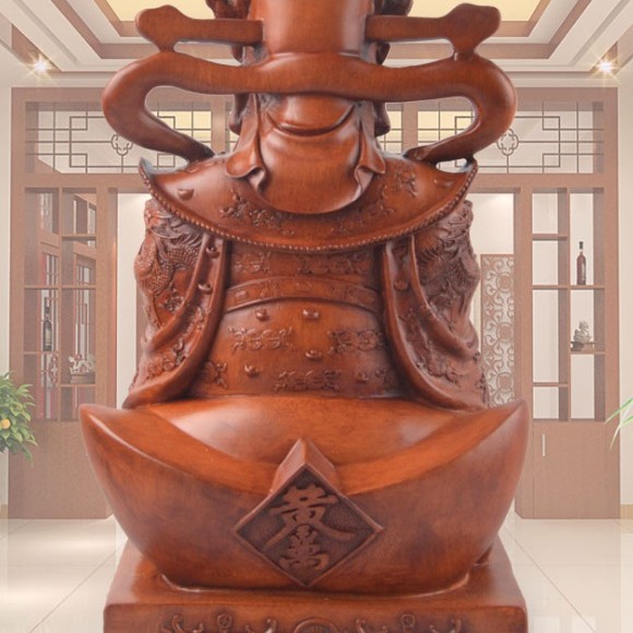 樹脂 財神擺件 
