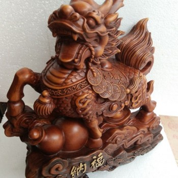樹脂 麒麟擺件