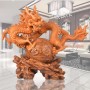 樹脂 龍抓珠擺件