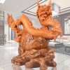 樹脂 龍抓珠擺件